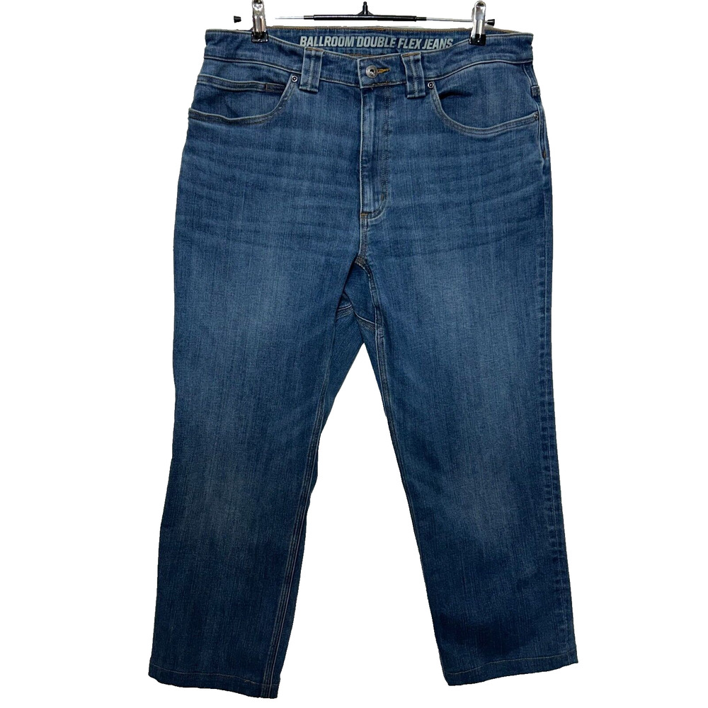 *Duluth Jeans Mens 35x30 Measures 35x26 (Hemmed) Ballroom Double Flex Relaxed‎